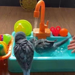 Elektrischer Badewannenhahn - Dekorativer Wasserhahn mit Vogeldesign