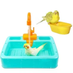 Elektrischer Badewannenhahn - Dekorativer Wasserhahn mit Vogeldesign