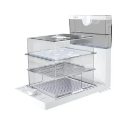 Elektrischer Dampfgarer mit großer Kapazität - Mehrschichtige, faltbare Kochbox