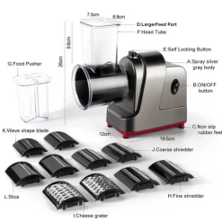 Elektrischer Gemüseschneider - Automatischer Lebensmittelschneider