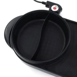 Elektrischer Grill-Hotpot - Antihaft-Grillherd