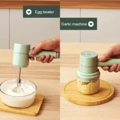 Elektrischer Handaufschäumer - 2-in-1 Milchmixer Schneebesen