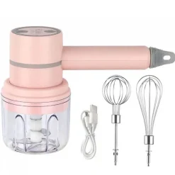 Elektrischer Handaufschäumer - 2-in-1 Milchmixer Schneebesen