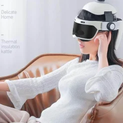 Elektrischer Heizhelm für die Augenmassage – wiederaufladbares Entspannungsgerät