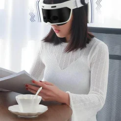 Elektrischer Heizhelm für die Augenmassage – wiederaufladbares Entspannungsgerät