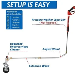 Elektrischer Hochdruck-Wasserbesen – Leistungsstarkes Reinigungsgerät für den Außenbereich