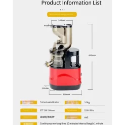 Elektrischer Kau-Entsafter - Schneller Nährstoffextraktor