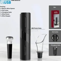 Elektrischer Korkenzieher – per USB wiederaufladbarer Weinöffner für Partys