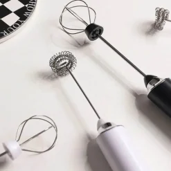 Elektrischer Milchaufschäumer – 3-Gang-Schneebesenmixer für Latte- und Kaffeeschaum