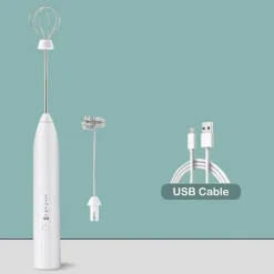 Elektrischer Milchaufschäumer – 3-Gang-Schneebesenmixer für Latte- und Kaffeeschaum