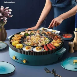 Elektrischer rauchfreier BBQ-Grill – Antihaft-Grill im koreanischen Stil