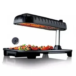 Elektrischer rauchfreier Grill - Antihaftbeschichtetes 3D-Koreanisches Kochfeld