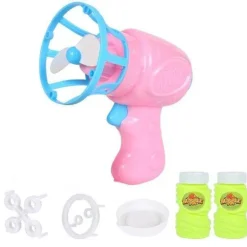 Elektrischer Seifenblasenblumen-Ventilator – Lustiges Outdoor-Spielzeug für Kinder