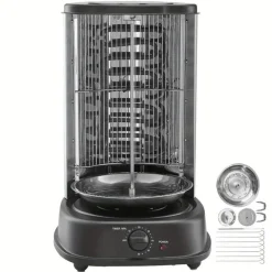 Elektrischer Shawarma-Grill – Vertikaler Edelstahl-Arbeitsplattenkocher
