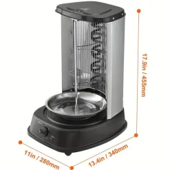Elektrischer Shawarma-Grill – Vertikaler Edelstahl-Arbeitsplattenkocher
