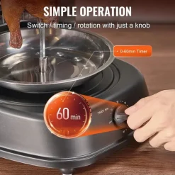 Elektrischer Shawarma-Grill – Vertikaler Edelstahl-Arbeitsplattenkocher