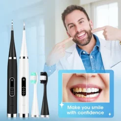 Elektrischer Ultraschall-Zahnreiniger, Zahnaufhellung, Plaque