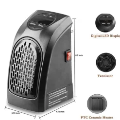 Elektrischer Wandsteckdosen-Heizlüfter – Kompakte tragbare Heizlösung