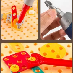 Elektrisches Bohrer-Spielzeugset für Kinder – Pädagogisches Schraubendreher-Spielset