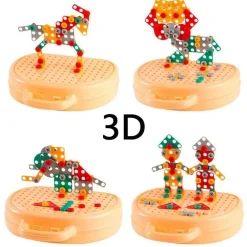 Elektrisches Bohrer-Spielzeugset für Kinder – Pädagogisches Schraubendreher-Spielset