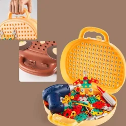 Elektrisches Bohrer-Spielzeugset für Kinder – Pädagogisches Schraubendreher-Spielset