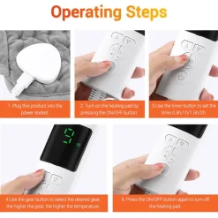 Elektrisches Heizkissen - Digitales Wärmekissen