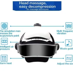 Elektrisches Kopfmassagegerät – Entspannendes Kopfhautmassagegerät zur Stresslinderung