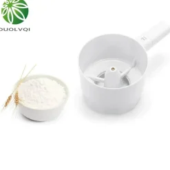 Elektrisches Mehlsieb - Backstreuer aus Kunststoff