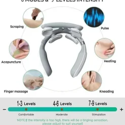 Elektrisches Nackenmassagegerät – Intelligente Wärmeimpulstherapie