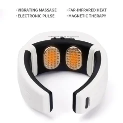 Elektrisches Nackenmassagegerät – Pulstherapie-Entspannungsgerät mit Fernbedienung