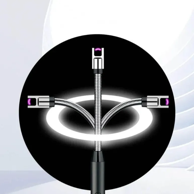 Elektrisches Plasma-Lichtbogenfeuerzeug – wiederaufladbares, flammenloses, tragbares Design