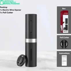 Elektrisches Weinöffner-Set – Automatisches Weinwerkzeug mit Folienschneider
