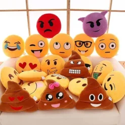 Emoji-Kissen – Komplettes Set mit dekorativen Kissen