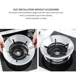 Energiesparhalterung für Gasherde