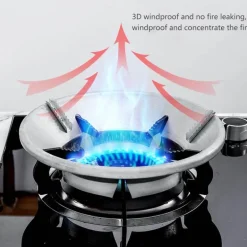 Energiesparhalterung für Gasherde