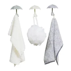 3er Set süßer Regenschirm-Zahnbürstenhaken