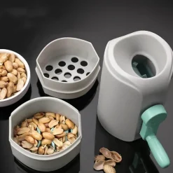 Erdnuss-Kastanienschalenknacker – Gerät mit manueller Kurbel