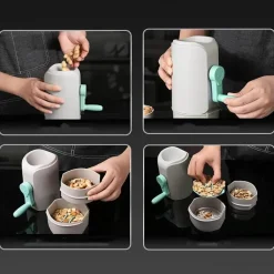 Erdnuss-Kastanienschalenknacker – Gerät mit manueller Kurbel