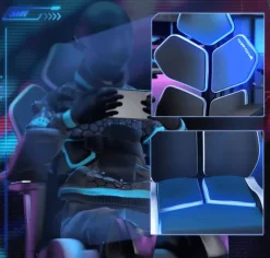 Ergonomic Gaming Chair - Adjustable 5D Pro-Gamer Seat