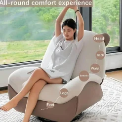 Ergonomic Italian Rocking Chair - Comfortable Stylish Seating