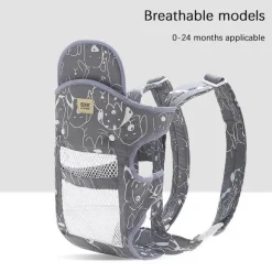 Ergonomische Babytrage – Bequemer Rucksack mit zwei Schultern