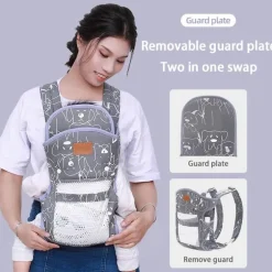 Ergonomische Babytrage – Bequemer Rucksack mit zwei Schultern