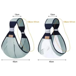 Ergonomische Babytrage – Bequemer Halt auf der Schulter