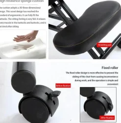 Ergonomischer Kniestützstuhl – Verstellbarer Komfortsitz