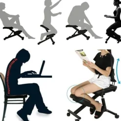 Ergonomischer Kniestützstuhl – Verstellbarer Komfortsitz