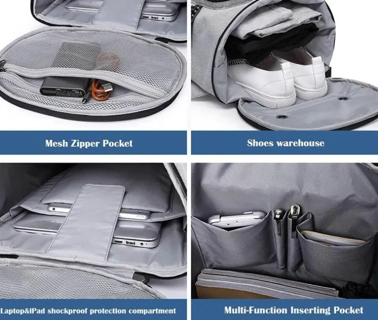Ergonomischer Reiserucksack mit großem Fassungsvermögen – komfortables, geräumiges Design