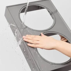 Erhöhter, verstellbarer Futternapf für Haustiere – Ständer für Hunde- und Katzennäpfe