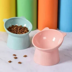 Erhöhter, verstellbarer Wassernapf für Haustiere – geneigter Futternapf für Hunde und Katzen