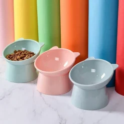 Erhöhter, verstellbarer Wassernapf für Haustiere – geneigter Futternapf für Hunde und Katzen