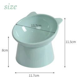 Erhöhter, verstellbarer Wassernapf für Haustiere – geneigter Futternapf für Hunde und Katzen